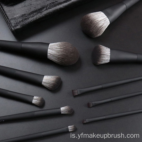 Animal Hair Eye Shadow Makeup Brush Setja